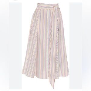 NWT Lisa Marie Fernandez Striped seersucker Skirt Size 3